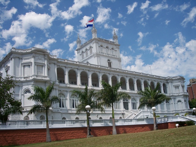 Fachada litoral del Palacio de Gobierno