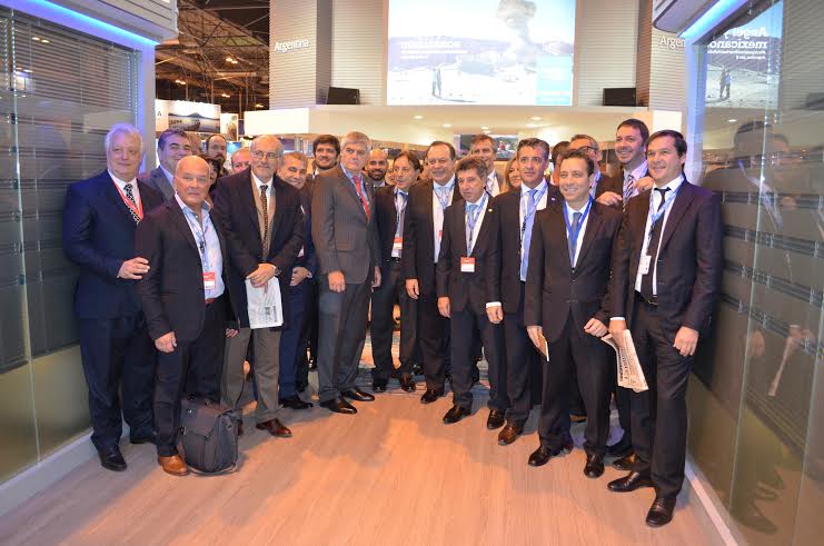 Delegación argentina en la apertura de FITUR.