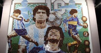 El Mural más grande de Maradona, estará en un pequeño pueblo entrerriano